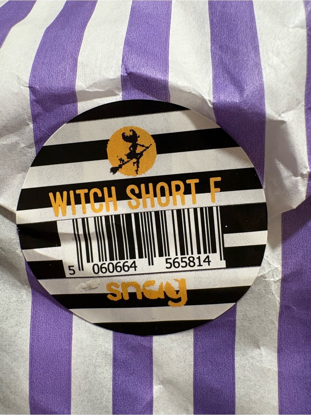 Snag Tights F 16-22 Plus Black & White Striped Witch Tights NEW Whimsigoth - Picture 6 of 11